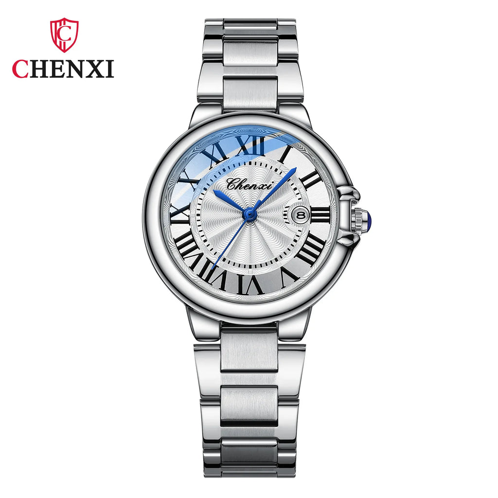 Silver Symphony - Luxury Couple's Stainless Steel Watch Set