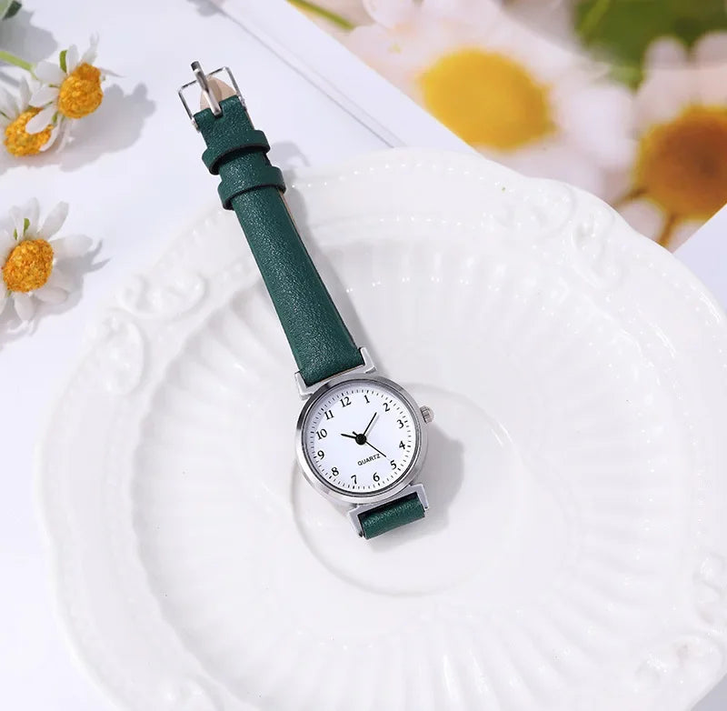 Brand Quartz Watchesfor Women Hight Quality Ladies Luxury Fashion Small Dial Casual Watch Leather Wristwatch Relojes Para Mujer