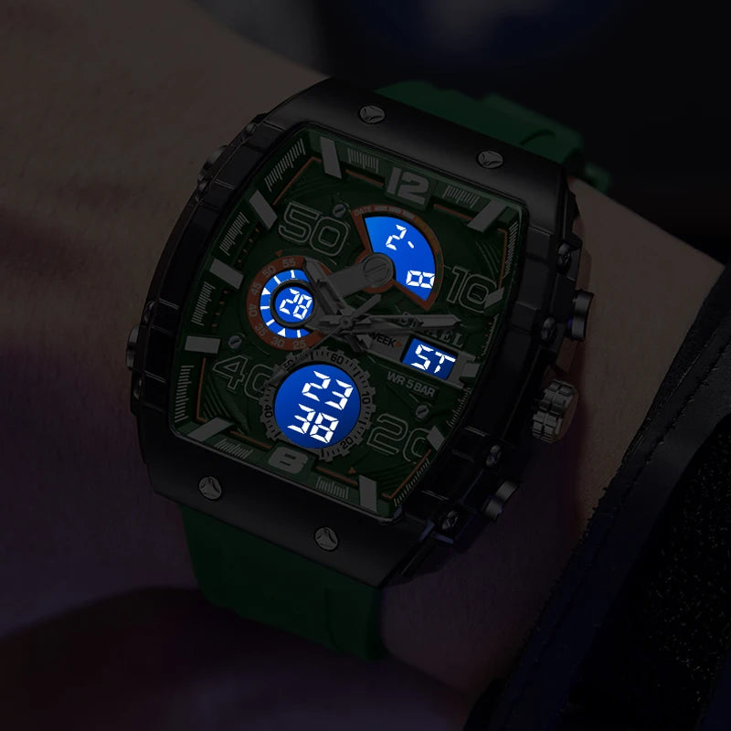 Tactical Chrono Elite - Military-Grade Dual Display Sports Watch