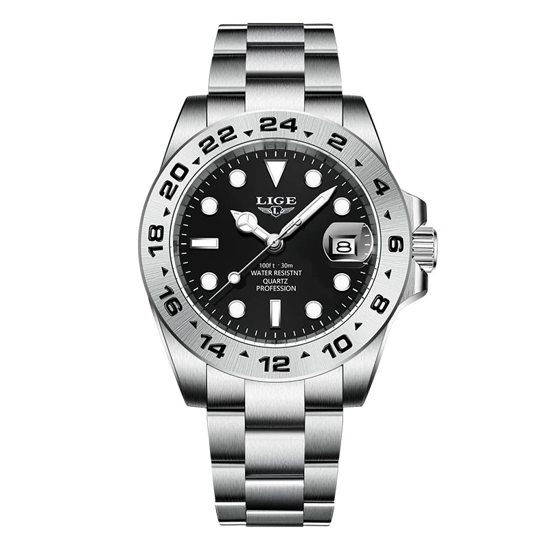 The Classic Executive - Luxury Stainless Steel Watch