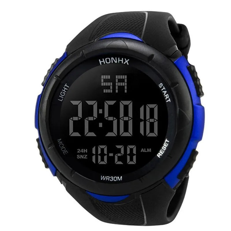 Sports Watch for Men Kid Student Teen Large dial Outdoor Sport Men Watch Multifunction digital Wristwatch Waterproof Alarm Clock