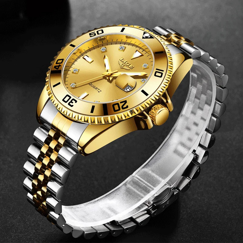 The Business Luminary - Luxury Stainless Steel Watch