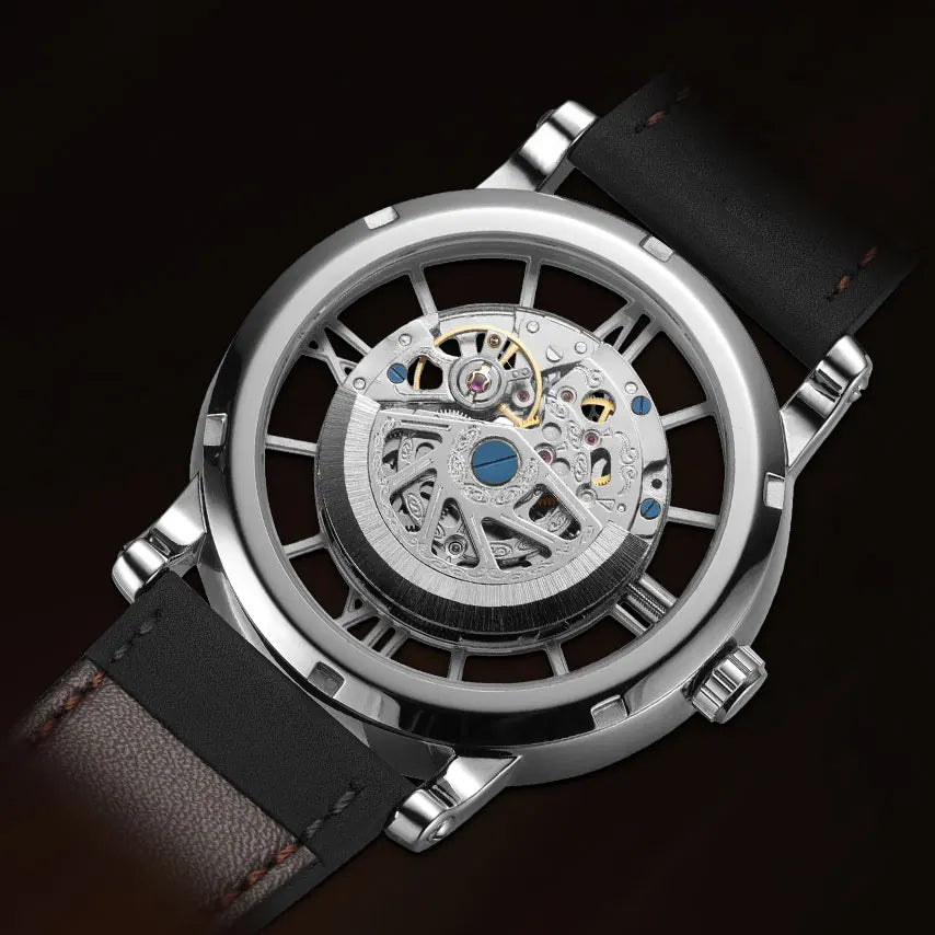 MechaVision Elite 2025 - 3D Skeleton Automatic Waterproof Watch