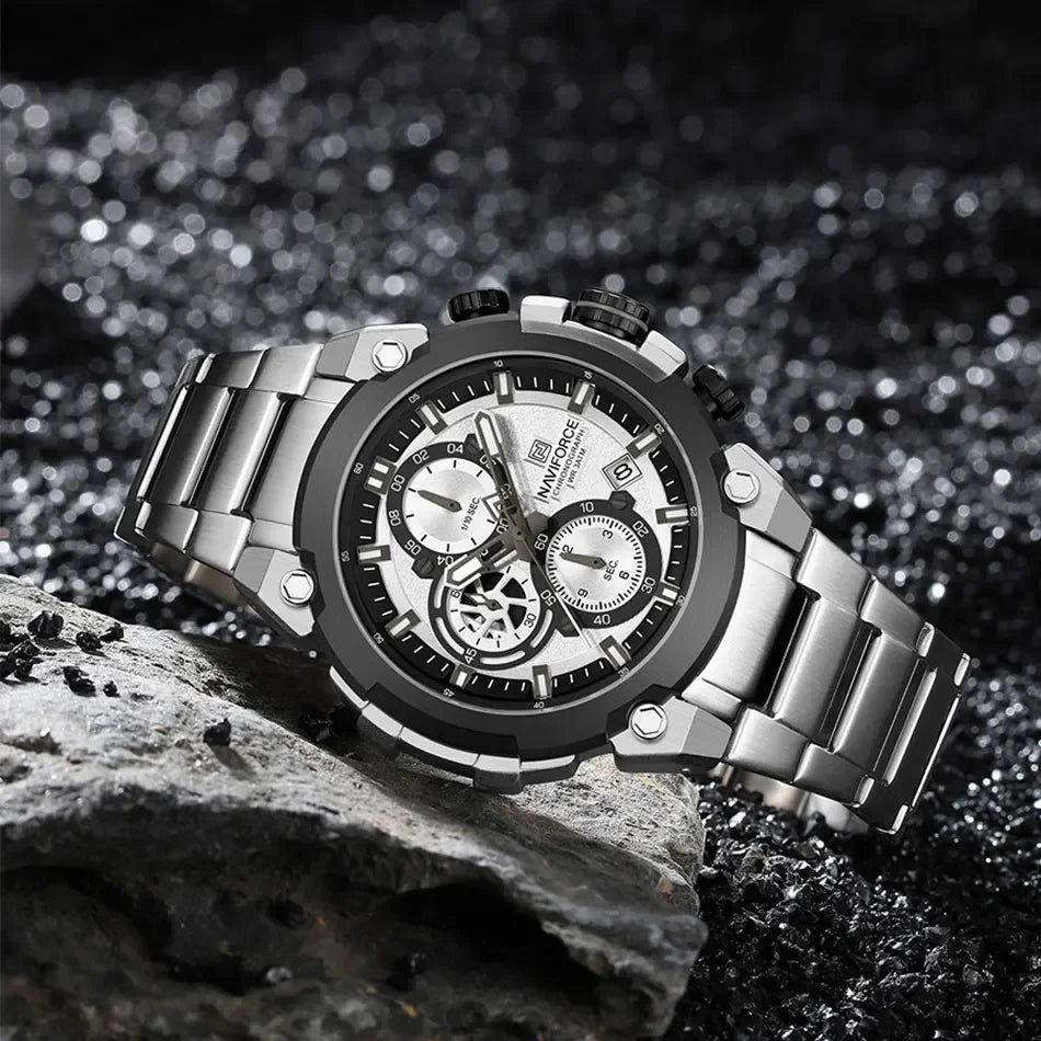 The Classic Timekeeper - Stainless Steel Chronograph