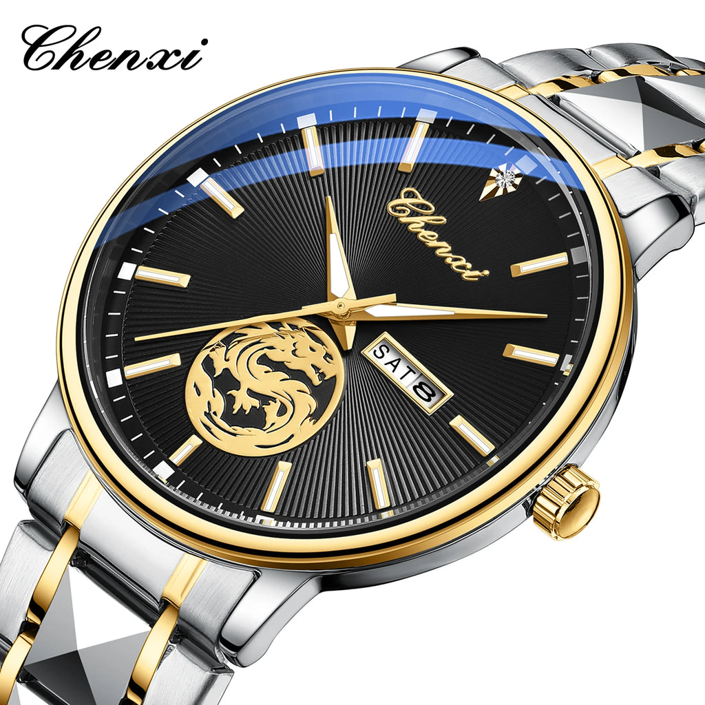 Premium Sport Waterproof Watch - Luxury Casual Quartz Timepiece for Men