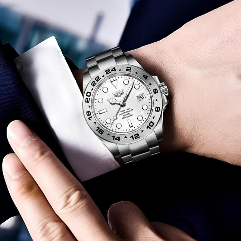 The Classic Executive - Luxury Stainless Steel Watch