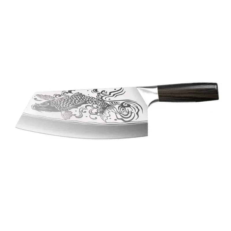 PLYS Stainless Steel Chef Specialized Knives,Kitchen Knife Set, Household Sharp Slicing Meat Chopper Boning Knife