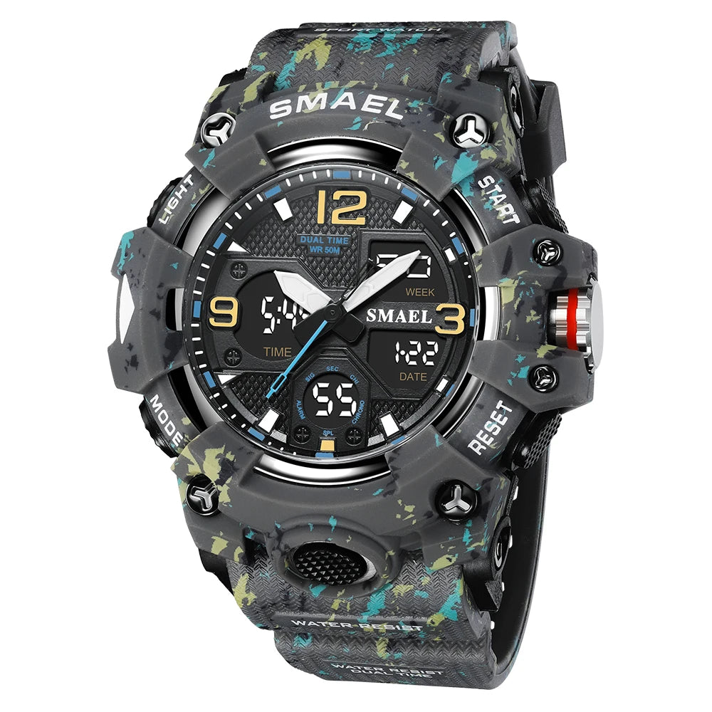 CommandForce Elite - Luxury Military Dual Display Quartz Watch