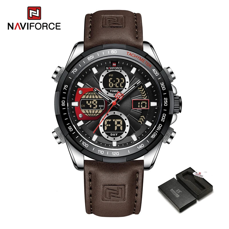 The Leather Commando - Military Sport Chronograph