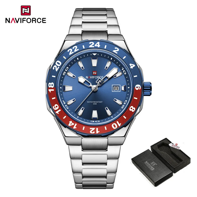 The Refined Casual - Luxury Stainless Steel Watch