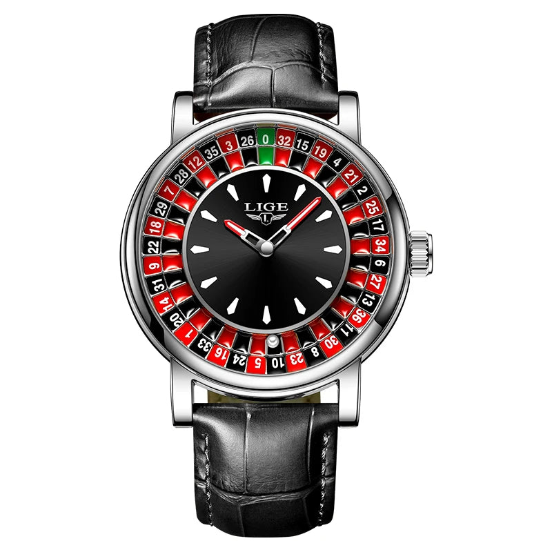 The Vegas Spinner - Roulette Dial Watch