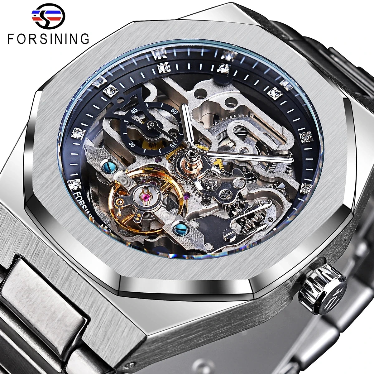 Forsining Casual Automatic Skeleton Watch