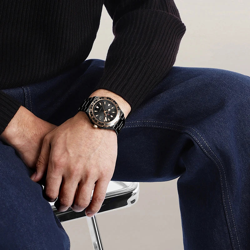 The Refined Casual - Luxury Stainless Steel Watch