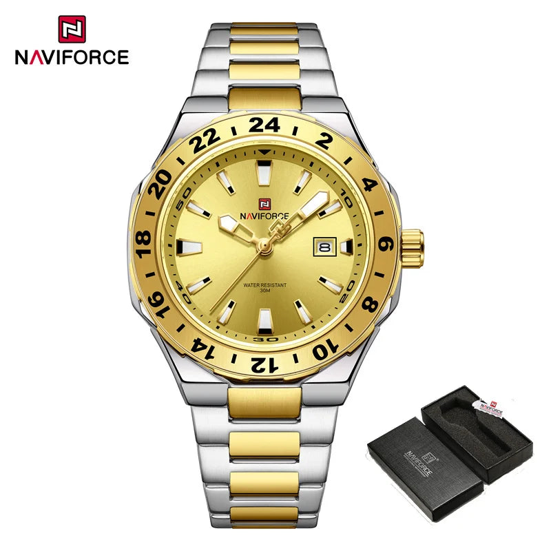 The Refined Casual - Luxury Stainless Steel Watch