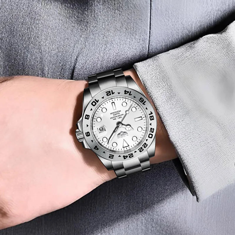 The Classic Executive - Luxury Stainless Steel Watch