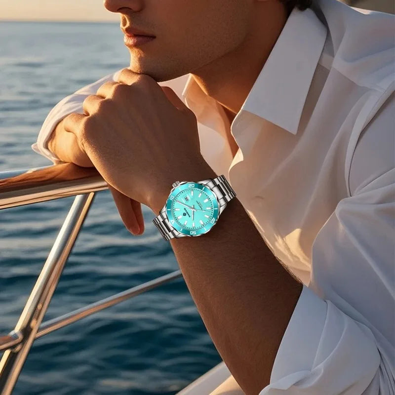 LIGE Calendar Elite - Luxury Business Waterproof Date Watch