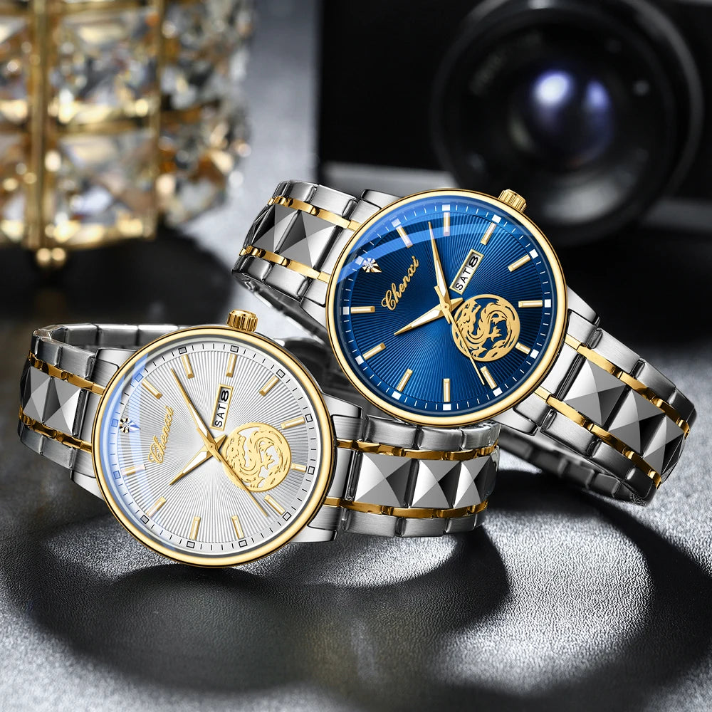 Premium Sport Waterproof Watch - Luxury Casual Quartz Timepiece for Men