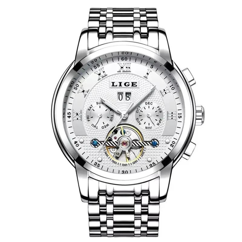 LIGE MechaLux Automatic - Self-Winding Mechanical Business Watch