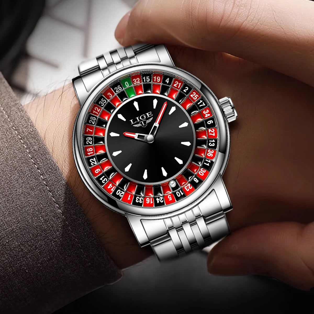 The Vegas Spinner - Roulette Dial Watch