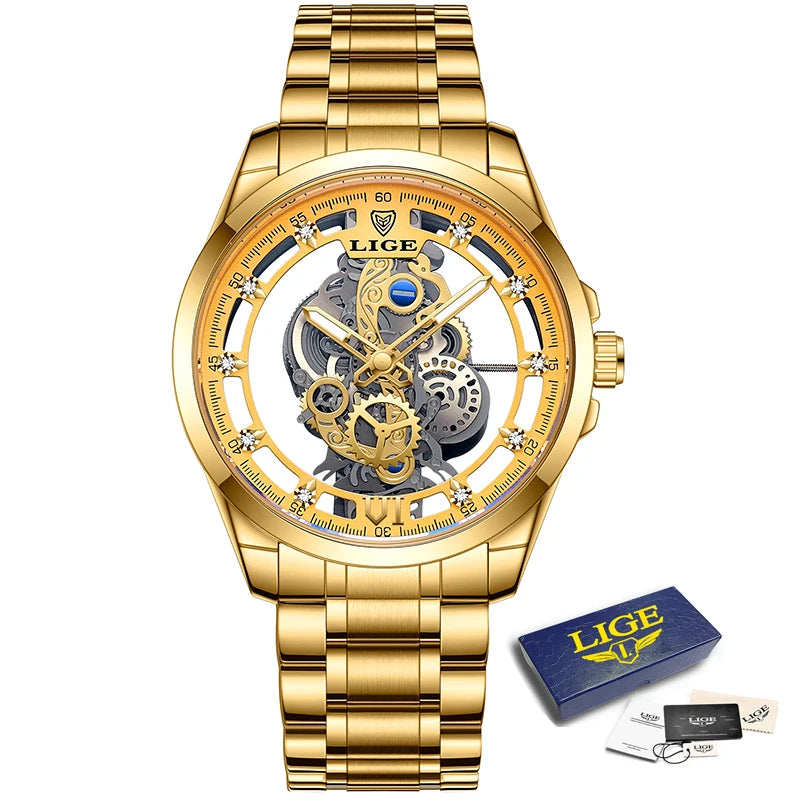 LIGE Quantum 2024 - Luxury Business-Casual Waterproof Quartz Watch