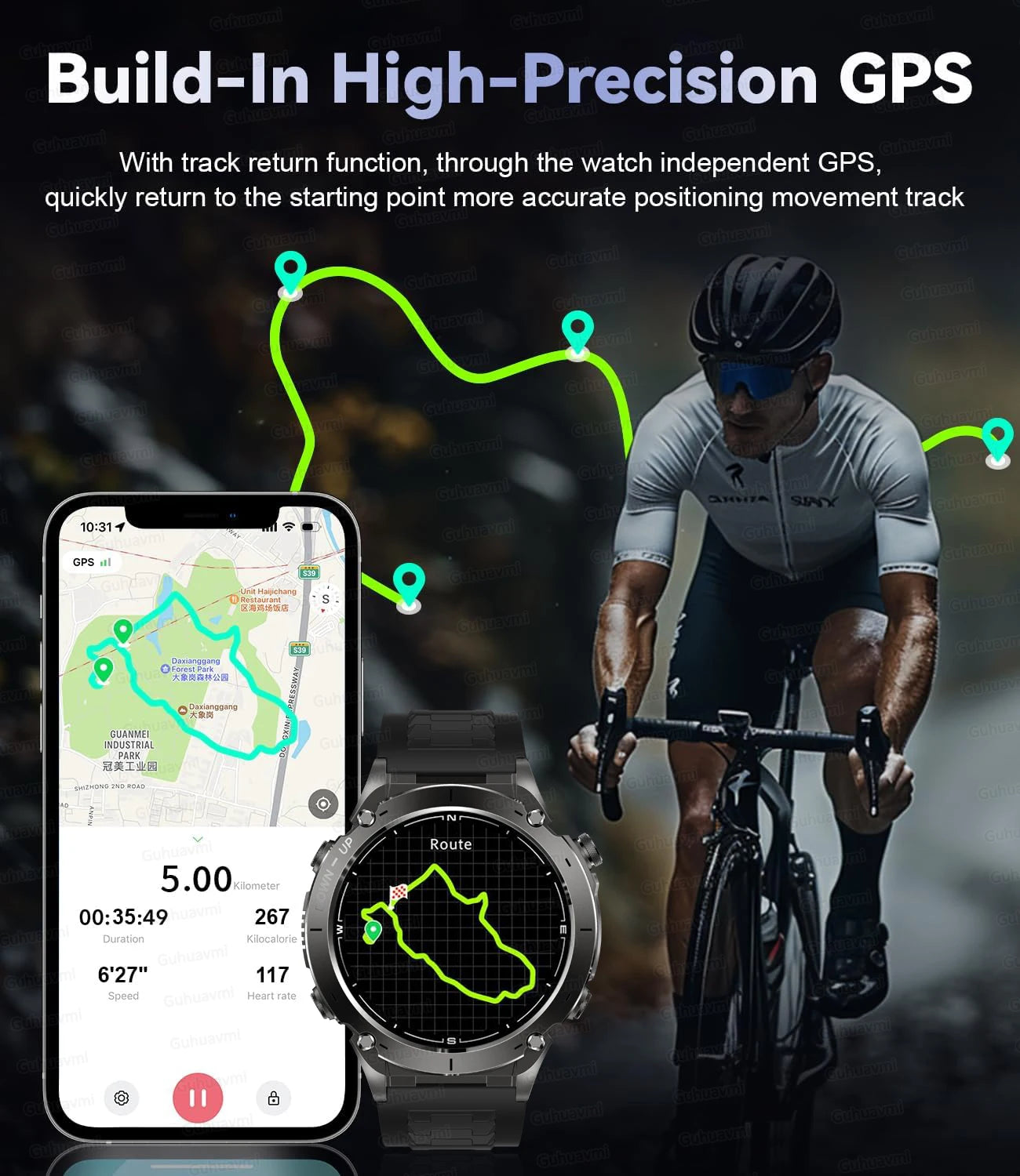 For HUAWEI GPS Smart Watch 10ATM Waterproof Built-in Dual-Band GNSS BT Call Compass  MIL-STD 810H Grade Military Smartwatch 2025