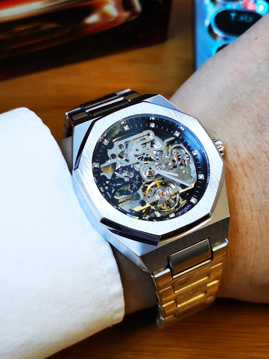 Forsining Casual Automatic Skeleton Watch