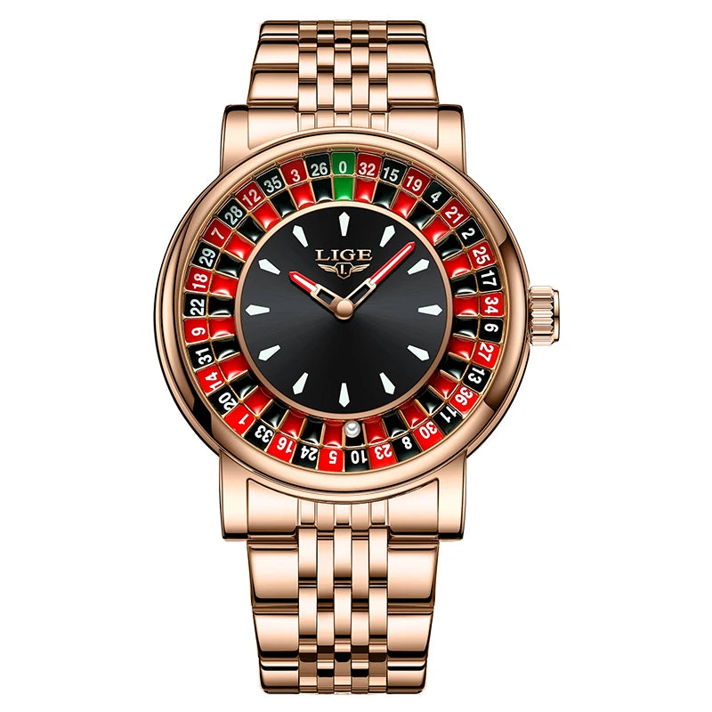 The Vegas Spinner - Roulette Dial Watch