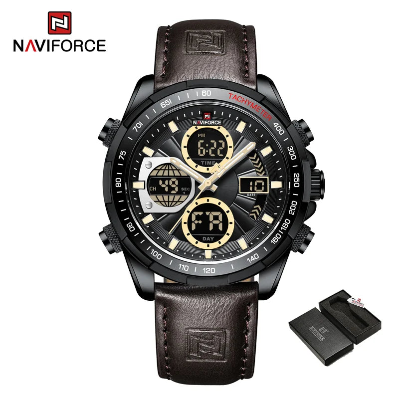 The Leather Commando - Military Sport Chronograph