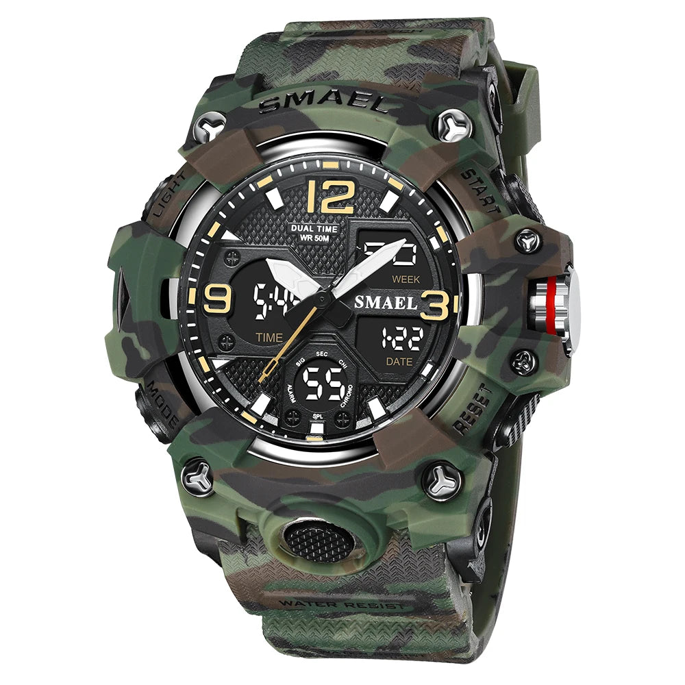 CommandForce Elite - Luxury Military Dual Display Quartz Watch