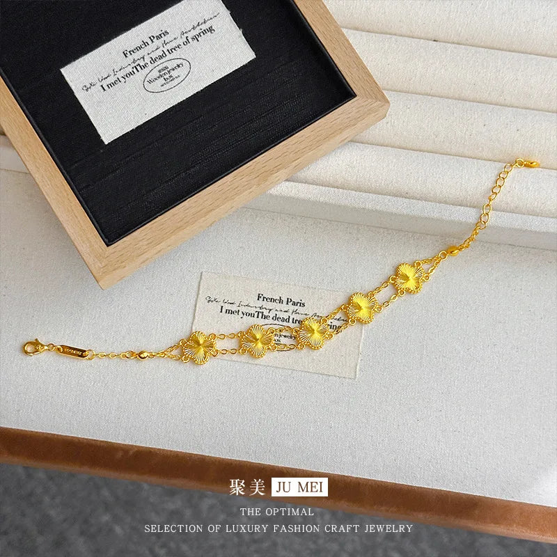 Aurelia Pure Gold Clover Set