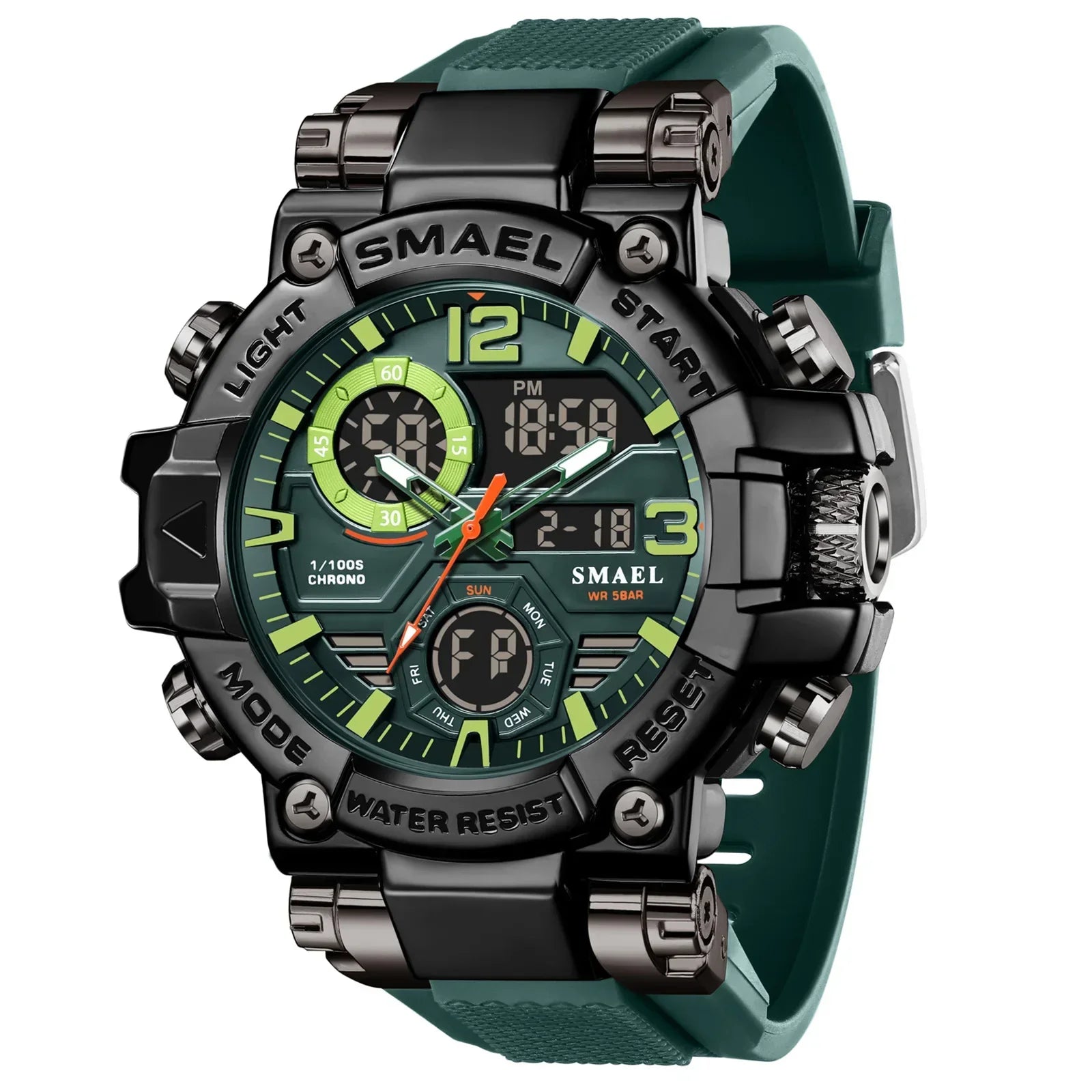 ShockGuard Elite 8110 - 50M Waterproof Shockproof Digital Sports Watch