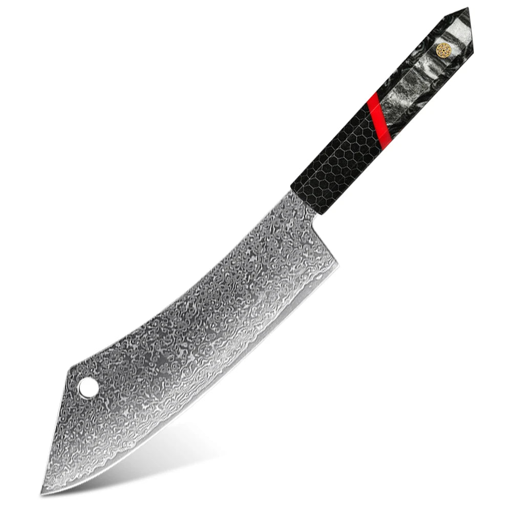 AMBER Kitchen Knife Set VG10  Damascus Steel Chef Knife Kitchen Accessories Professional Chef knives Cooking Tools