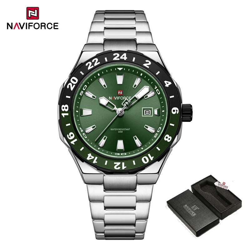 The Refined Casual - Luxury Stainless Steel Watch