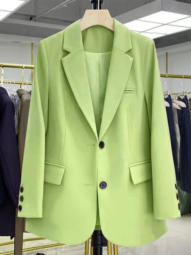 New in Spring Autumn Elegant Blazer Women Korean Casual Women's Jacket Fashion Luxury Female Coats Splice Office Lady Clothes