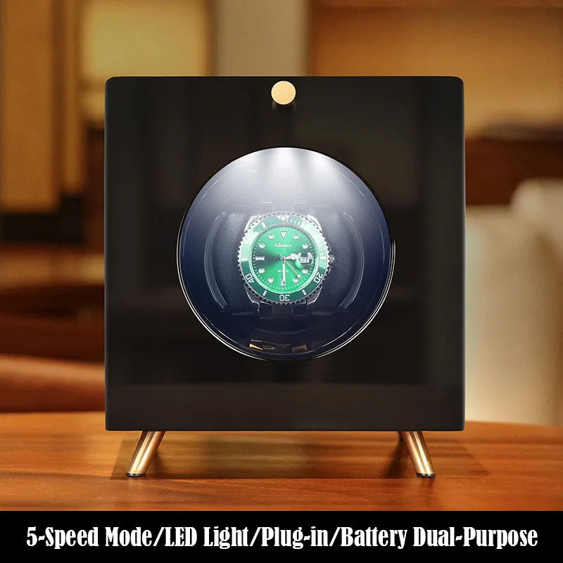 Automatic Winder for Watches Watch Box Mechanical Watch Solid Wood Shaker Household Self Swinging Rotating Shaker Display Boxes