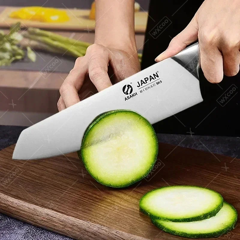 WXCOO Professional Japanese Chef's Knife Hand Forged Kitchen Knife Set Cooking Sashimi Knives Fruit Peeling & Slicing Knife