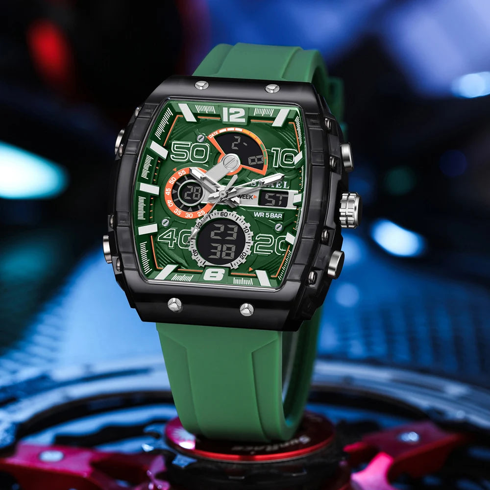 Tactical Chrono Elite - Military-Grade Dual Display Sports Watch