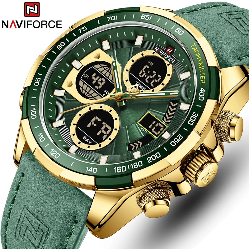 The Leather Commando - Military Sport Chronograph