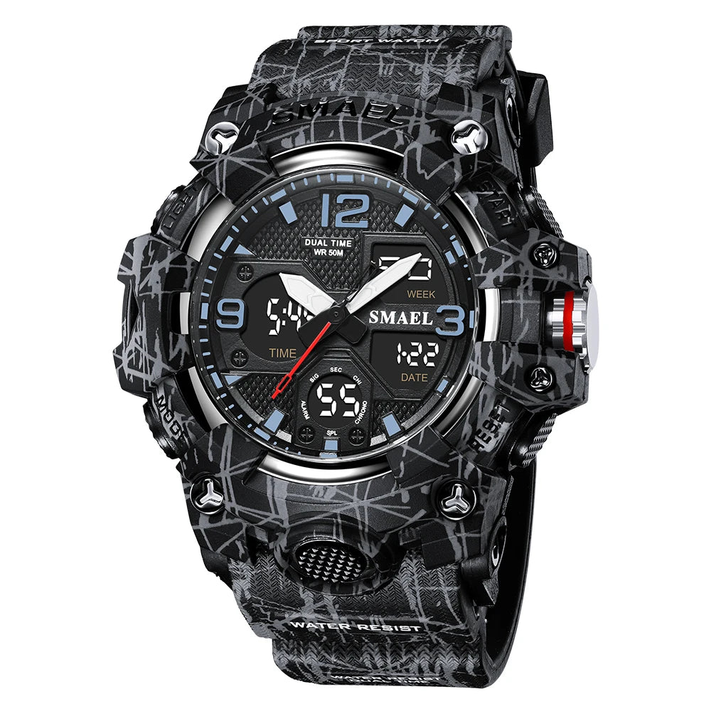 CommandForce Elite - Luxury Military Dual Display Quartz Watch