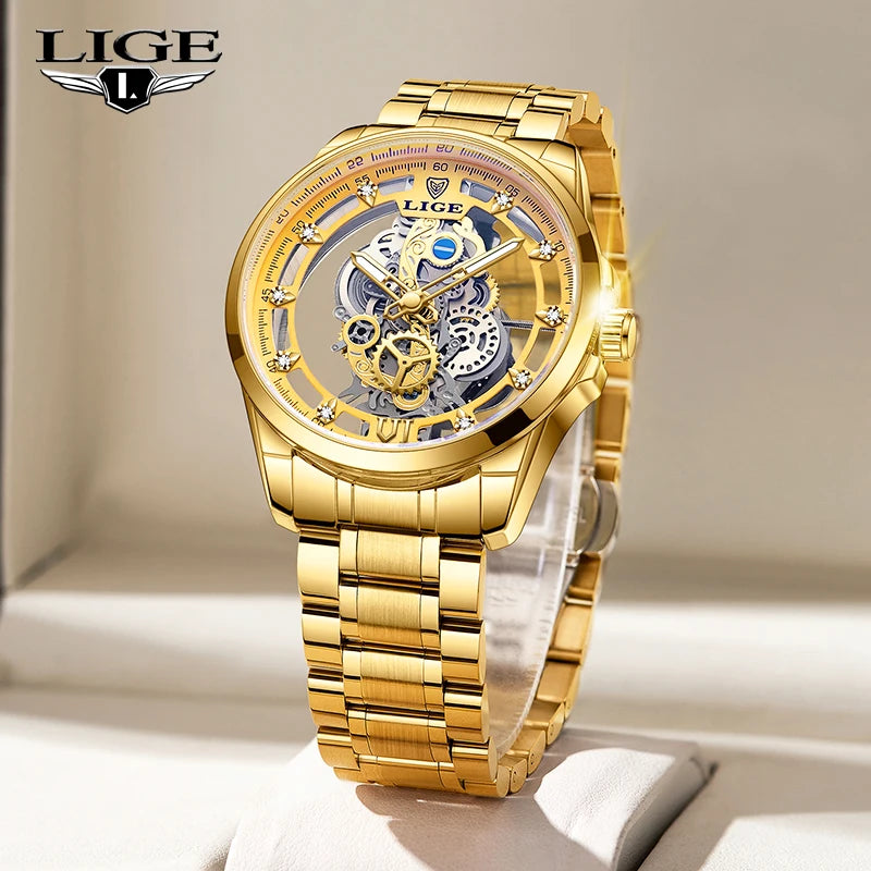 LIGE Quantum 2024 - Luxury Business-Casual Waterproof Quartz Watch
