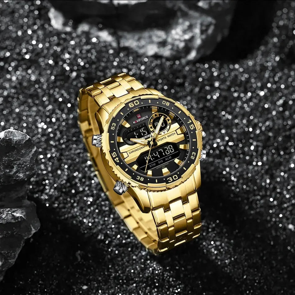 The Black Gold Icon - Luxury Sport Watch