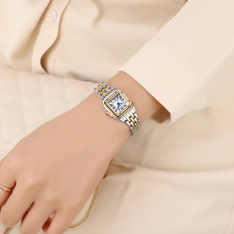 2025 Elegant Fashion Women's Watches Luxury Brand Original Quartz Watch for Ladies Waterproof Stainless Steel Luminous Date