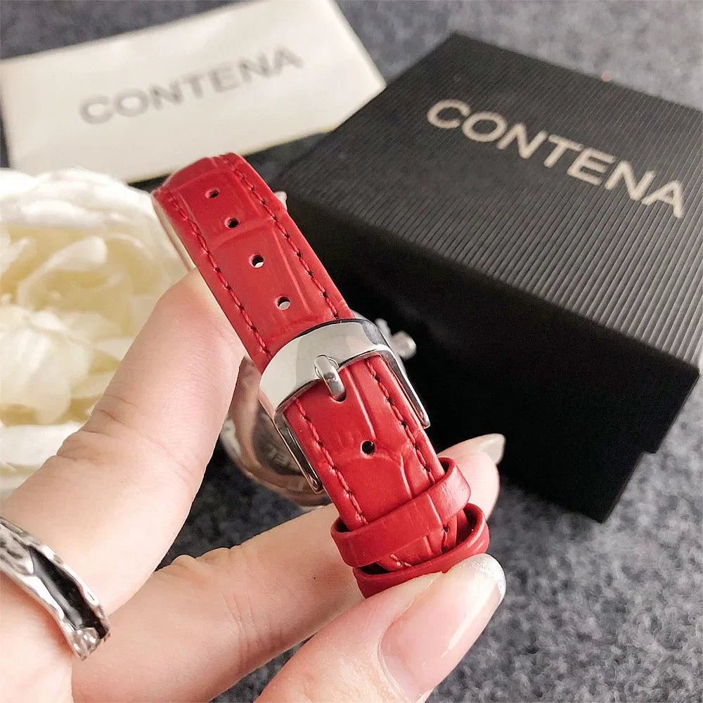 New Women Watches Top Brand Luxury Rhinestone Wrist Watch Clock for Women Casual Leather Quartz Ladies Watch relogio feminino