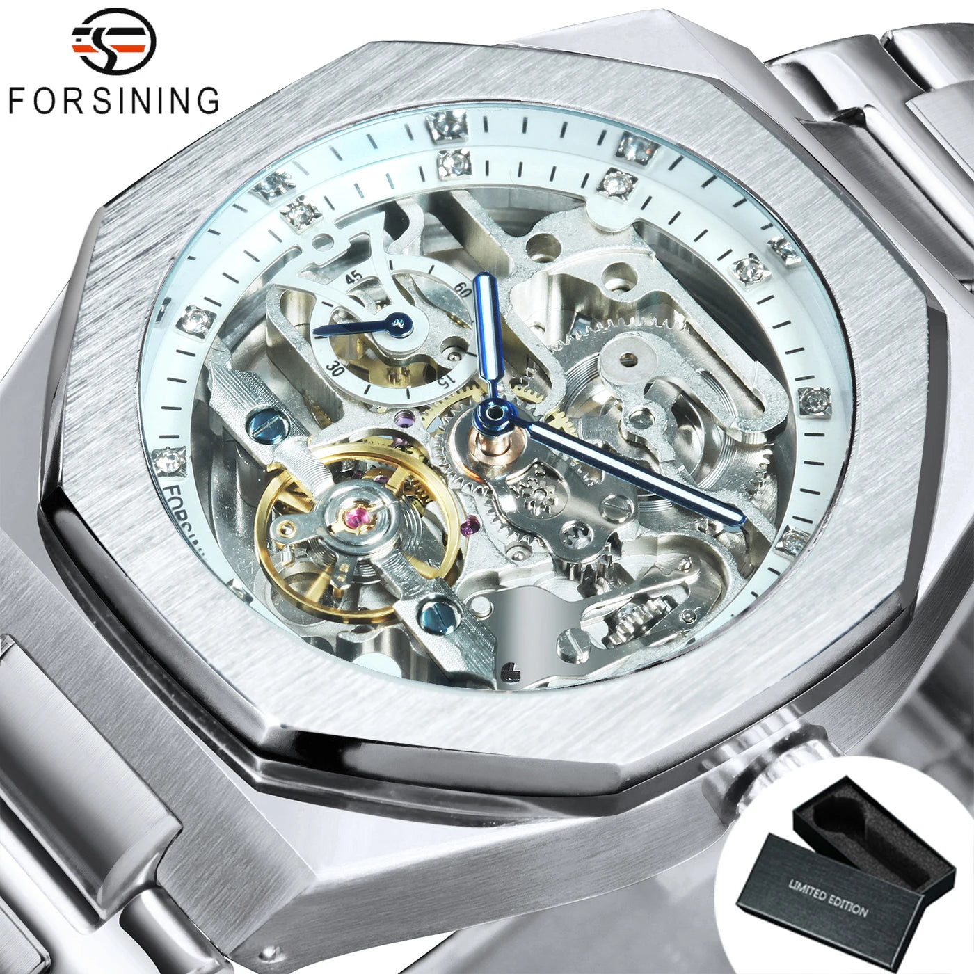 Forsining Casual Automatic Skeleton Watch