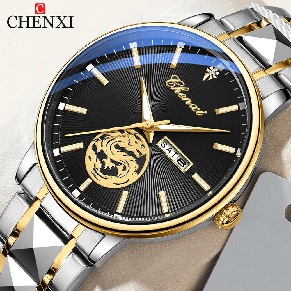 Premium Sport Waterproof Watch - Luxury Casual Quartz Timepiece for Men