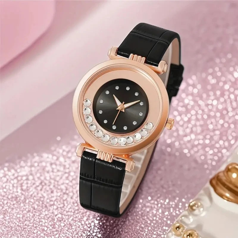 Quartz Watch For Women Wristwatch Women Pu Leather Watches Ladies Clock Fashion Female Watch Festival Gift Valentine's Day