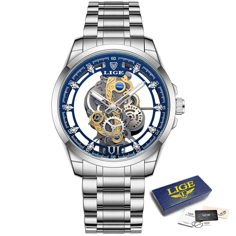 LIGE Quantum 2024 - Luxury Business-Casual Waterproof Quartz Watch
