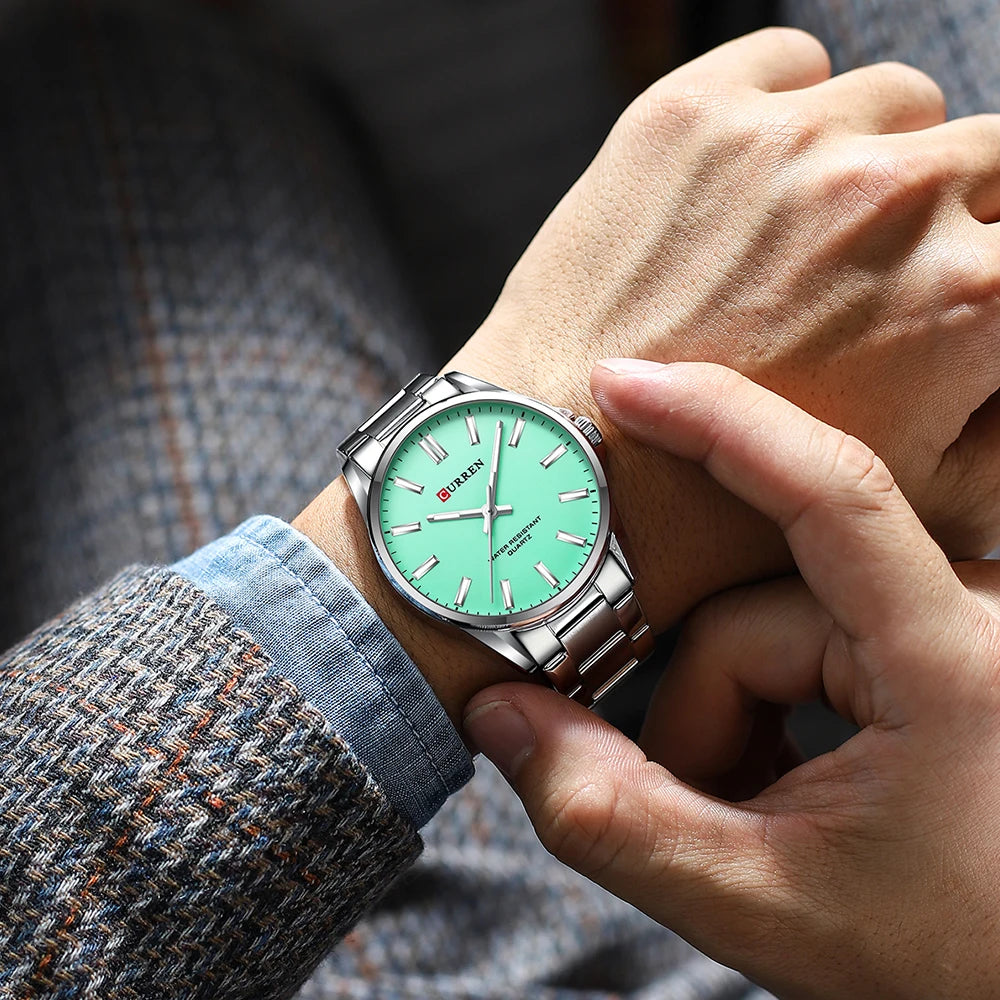 CURREN Luminary Elite - Waterproof Stainless Steel Business Quartz Watch