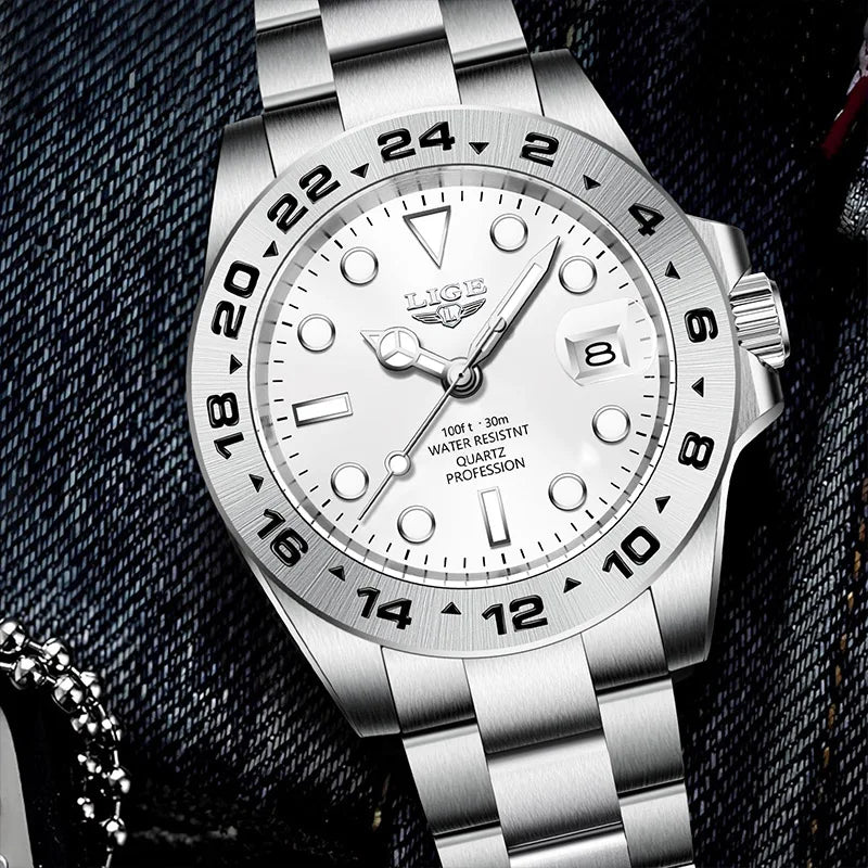The Classic Executive - Luxury Stainless Steel Watch