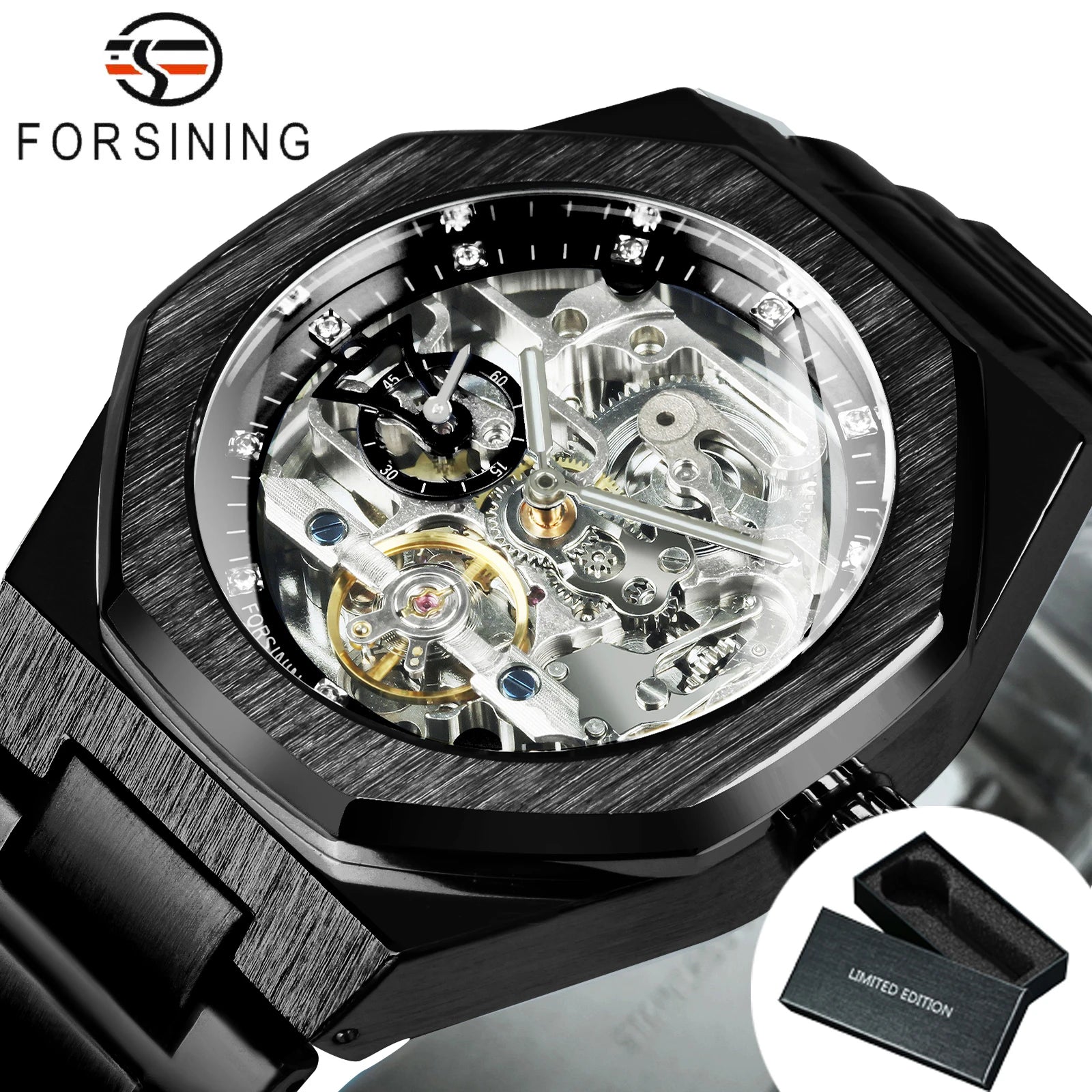 Forsining Casual Automatic Skeleton Watch
